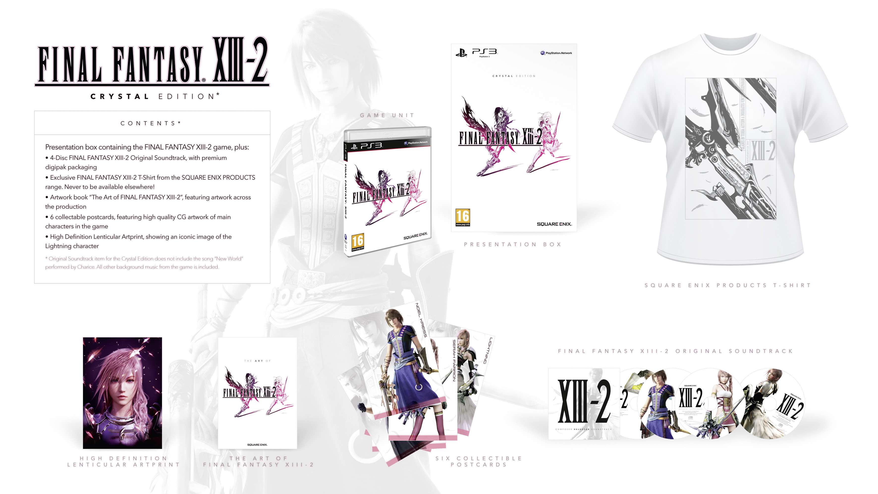 FINAL FANTASY XIII-2 to receive two special editions plus free pre