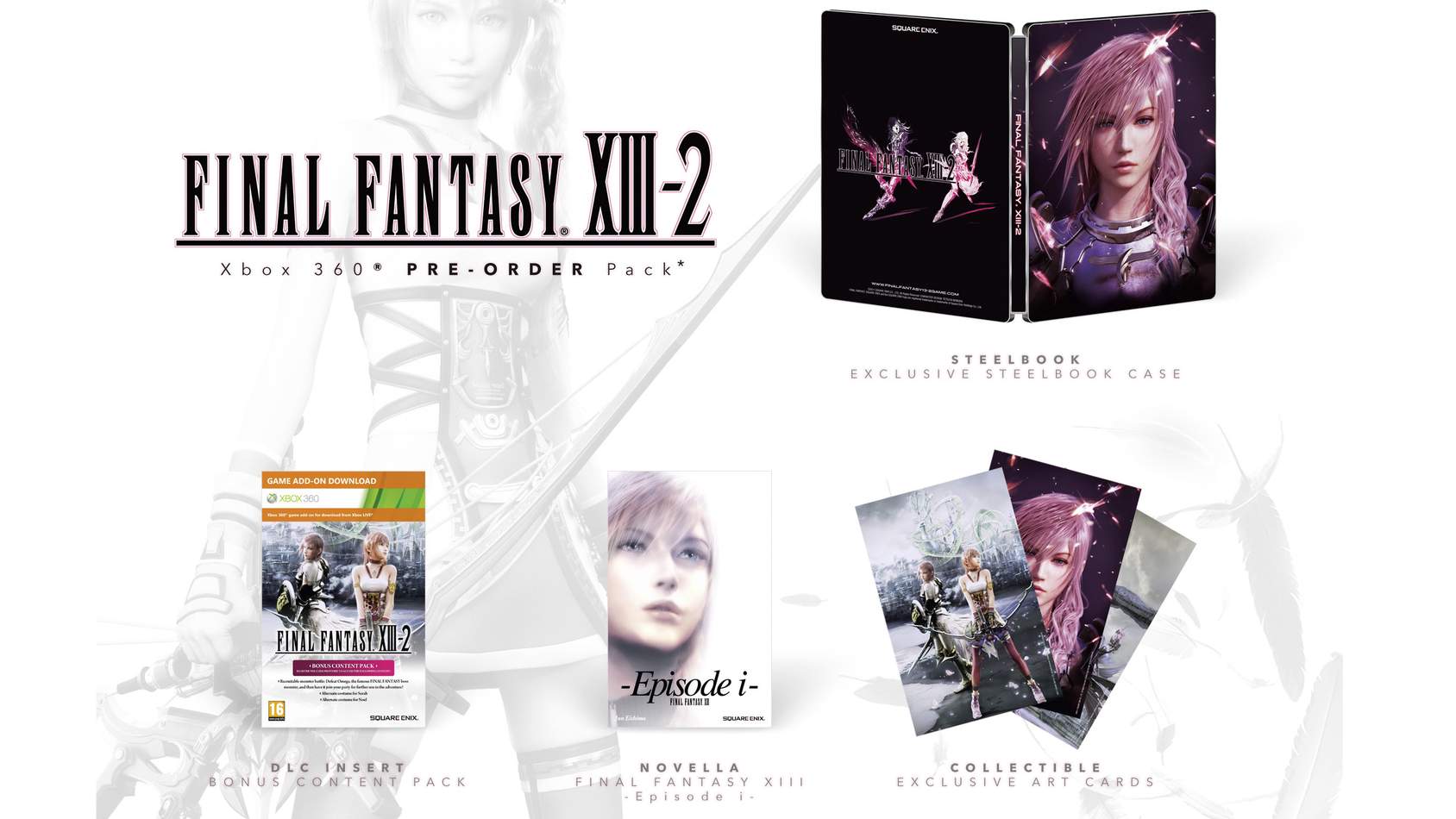 FINAL FANTASY XIII-2 to receive two special editions plus free pre 
