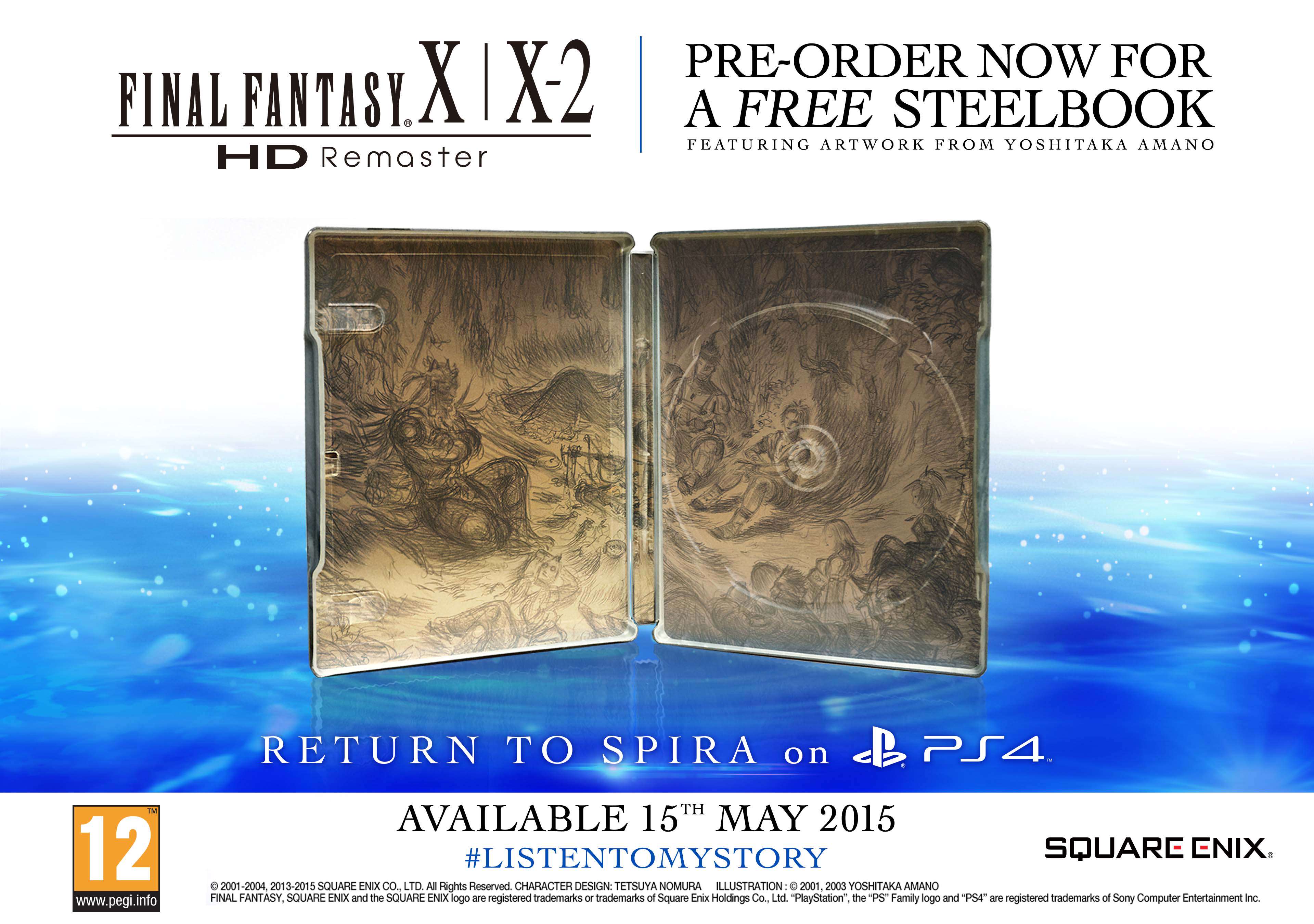 Final Fantasy X/X-2 coming to PS4 on 15th May 2015